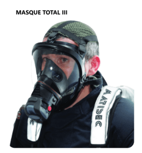 MASQUE TOTAL III, masque de protection respiratoire à pression positive
