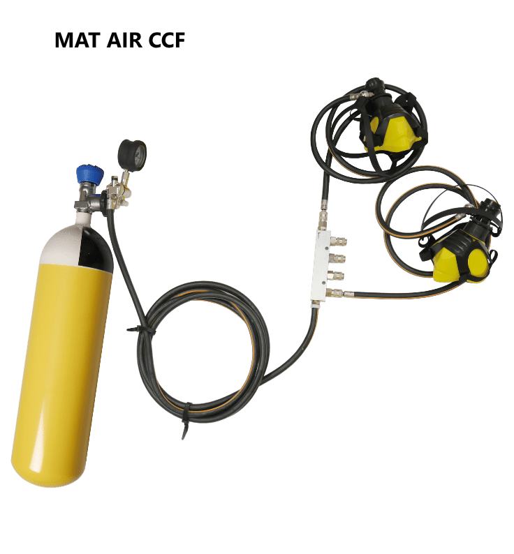 MAT AIR CCF, équipement de protection respiratoire adapté aux véhicules d'incendie de forêt