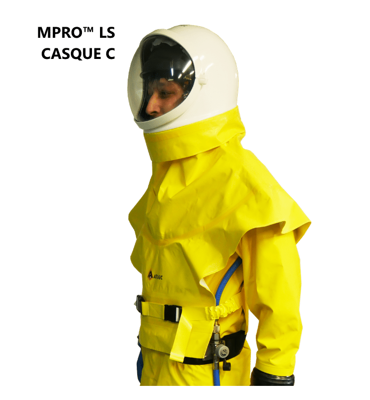 MPRO™ LS CASQUE C, casque de protection respiratoire isolant à adduction d’air