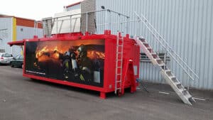 Parcours d'entrainement nomade gamme installations spéciales MATISEC