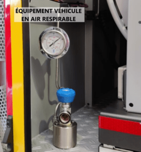 EQUIPEMENT VEHICULE EN AIR RESPIRABLE