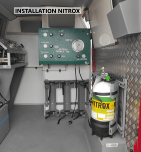 INSTALLATION NITROX, réglage précis du pourcentage d’oxygène