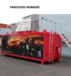 Parcours d'entrainement nomade, gamme installations spéciales MATISEC
