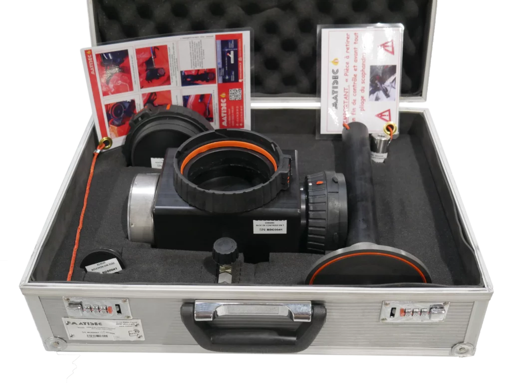 Valise contrôle d'étanchéité gamme chimique et thermique