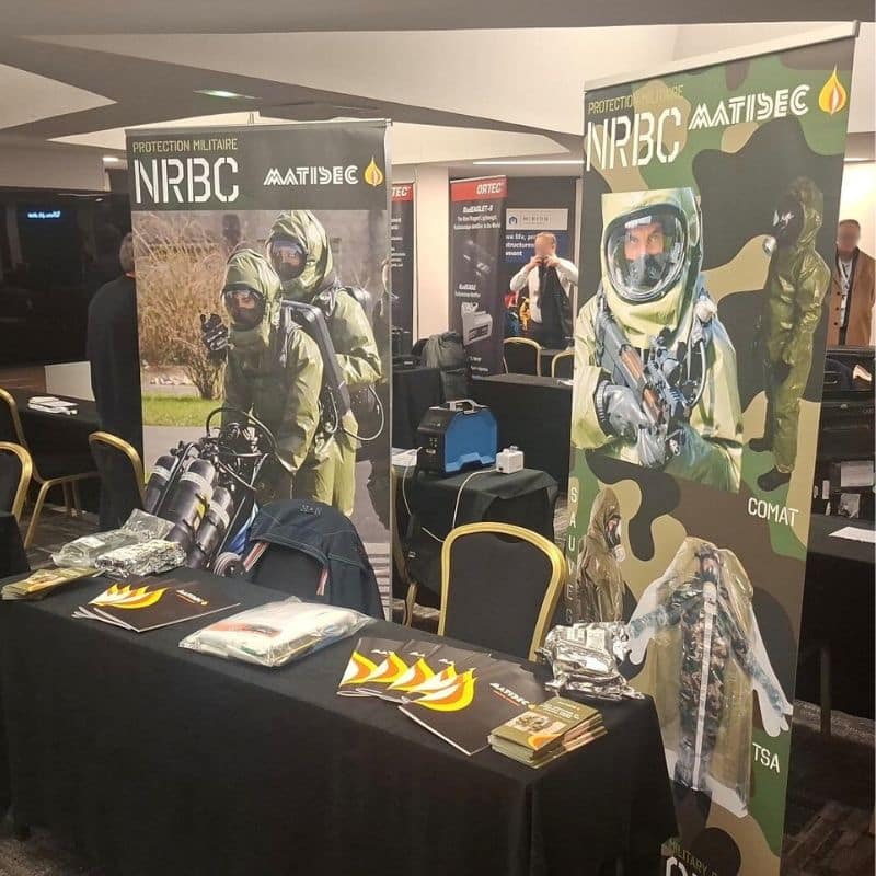 Stand au salon CBRNe Summit Europe 2026
